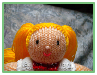 оформляем волосы кукле