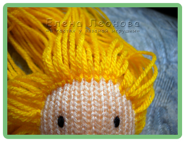 оформляем линию роста волос кукле