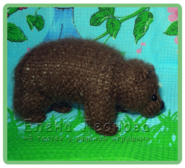 медвежонок спицами
