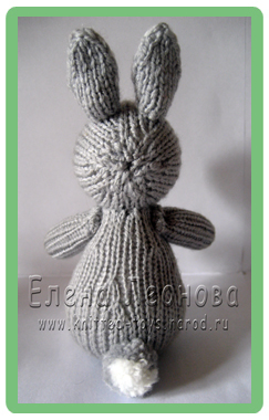 Зайчик-Побегайчик - оформляем хвост