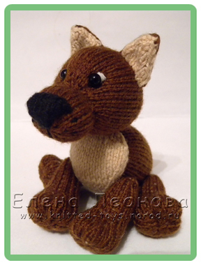 вязаный щенок Вилли